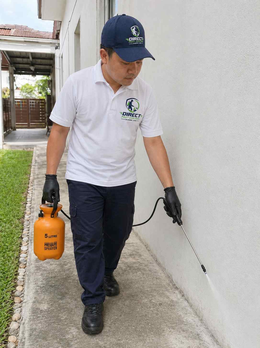 Perimeter wall pest spray in Subang Jaya